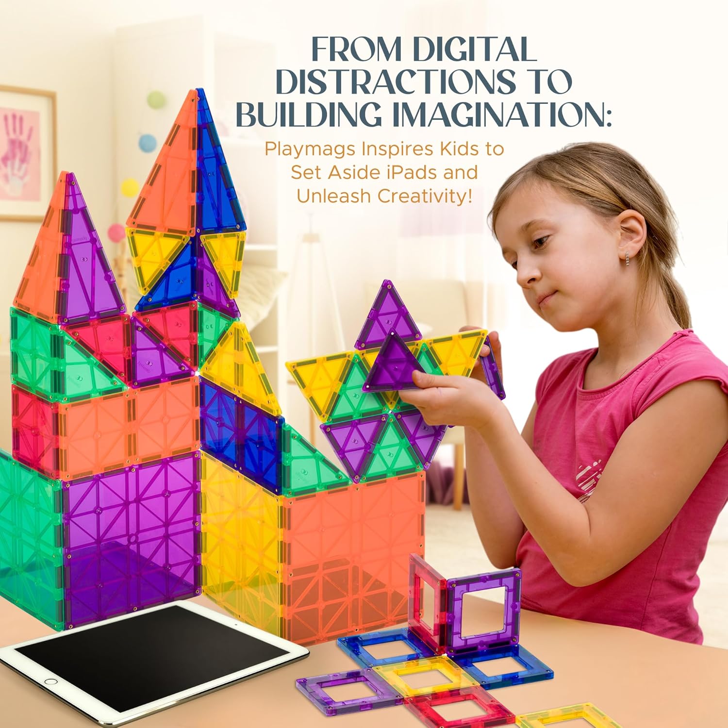 150 Pack Magnetic Block Set - 3D Magnets