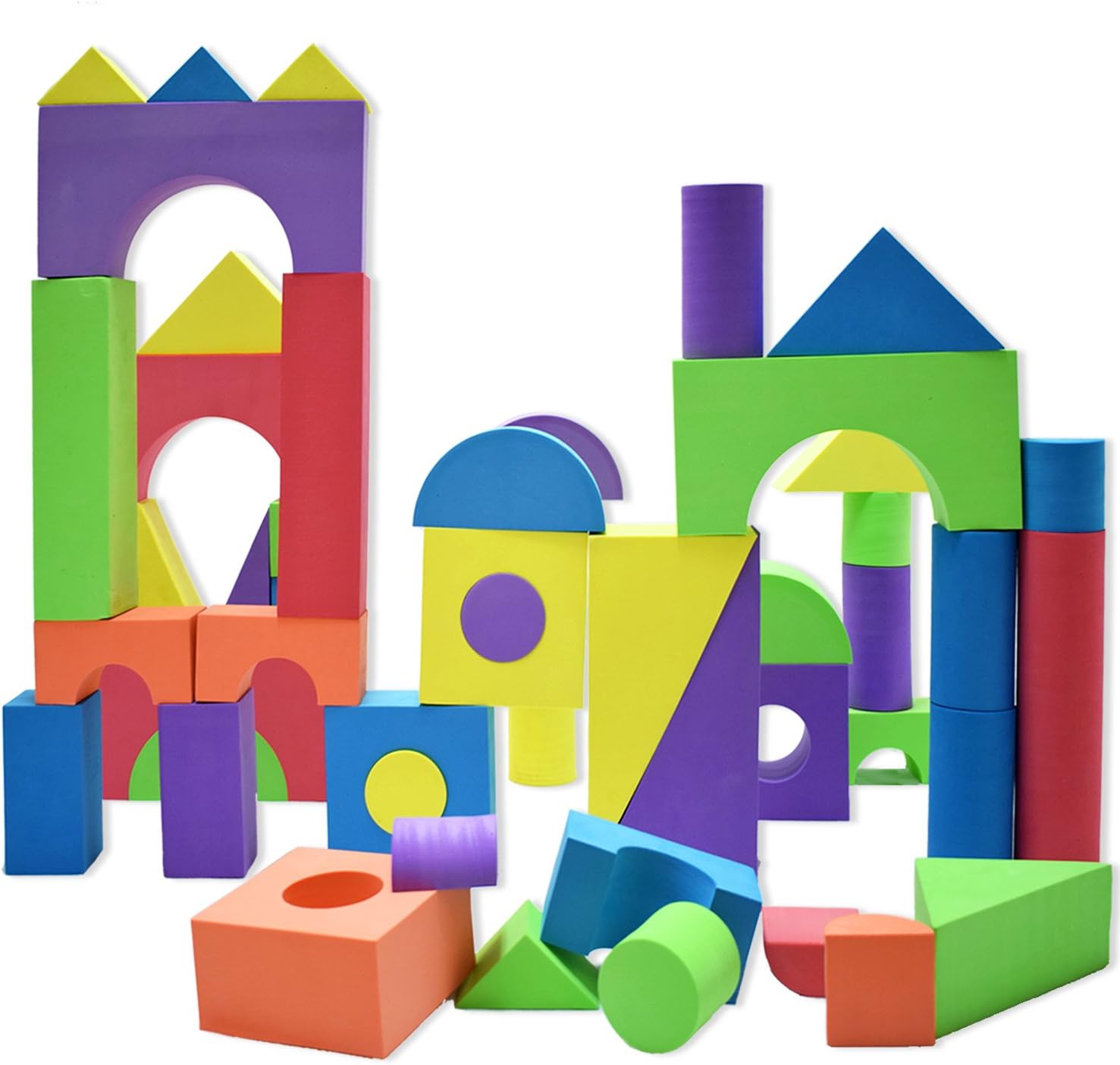 Numbers 1" Gadgets Jumbo Foam Blocks