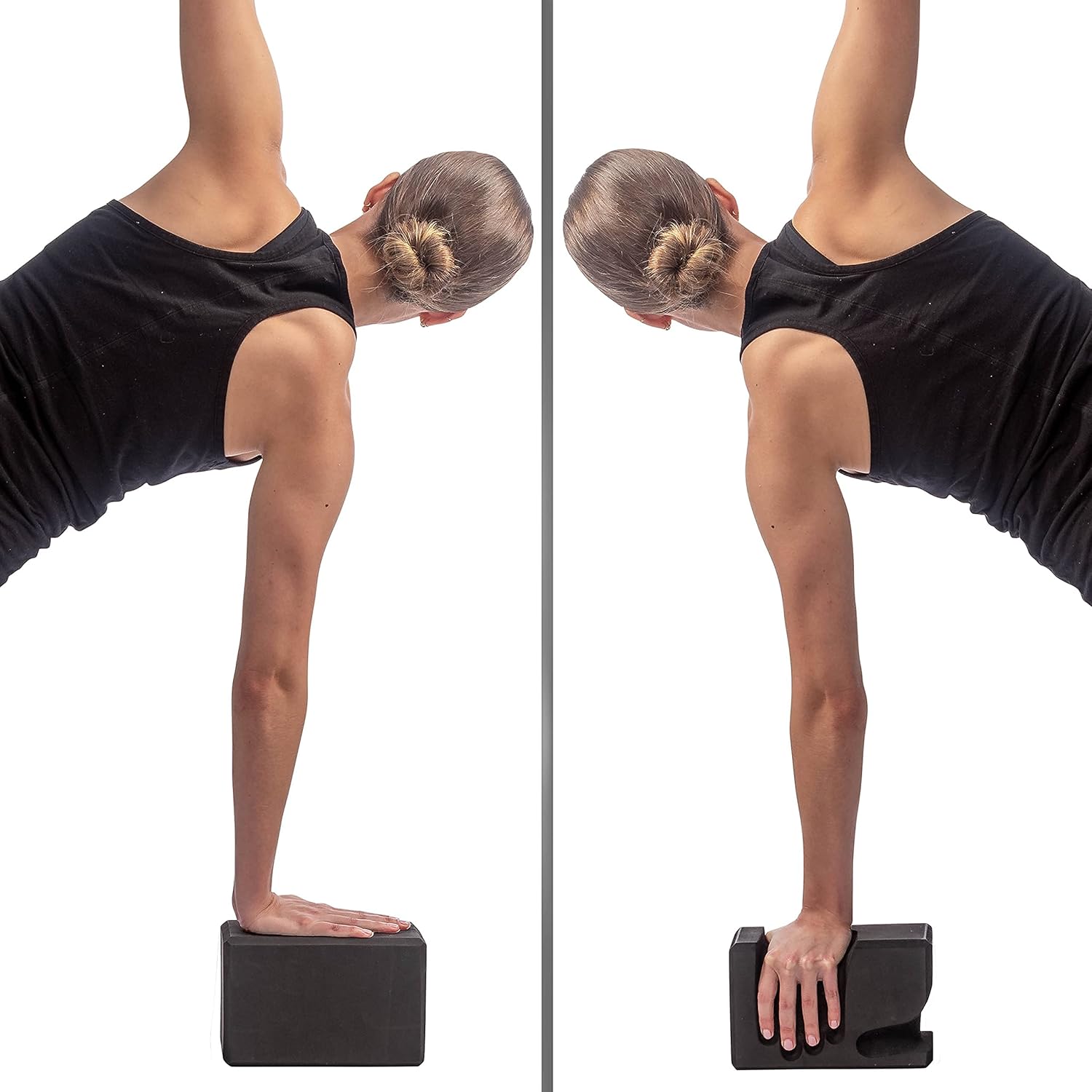 2 Piece Yoga Blocks Set Soft Non Slip