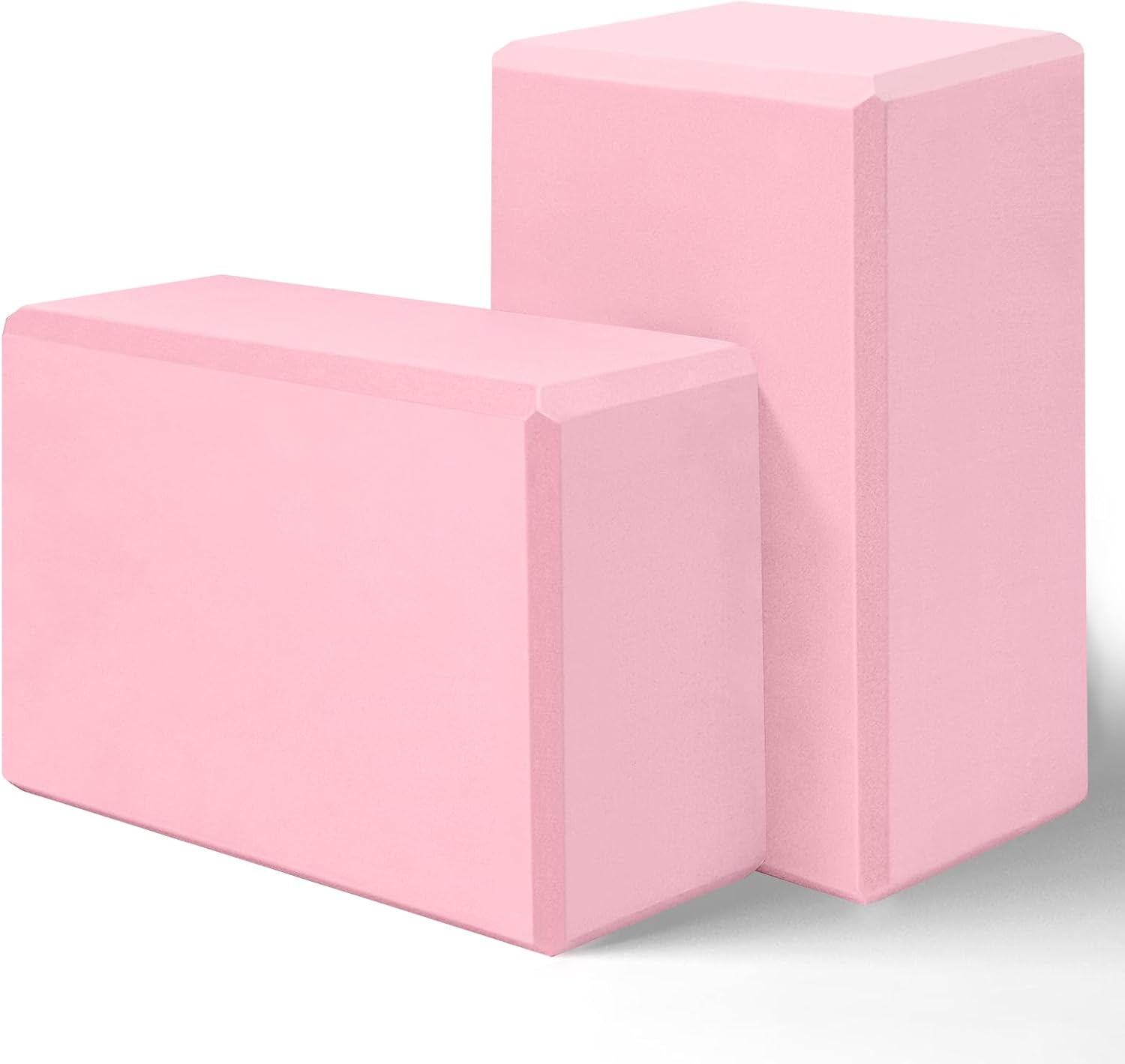 2 Piece Yoga Blocks Set High Density EVA Foam Fitness Accessories