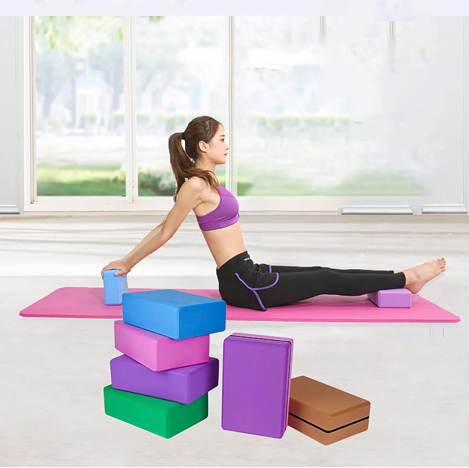 Yoga Block EVA Material Soft Non Slip Surface