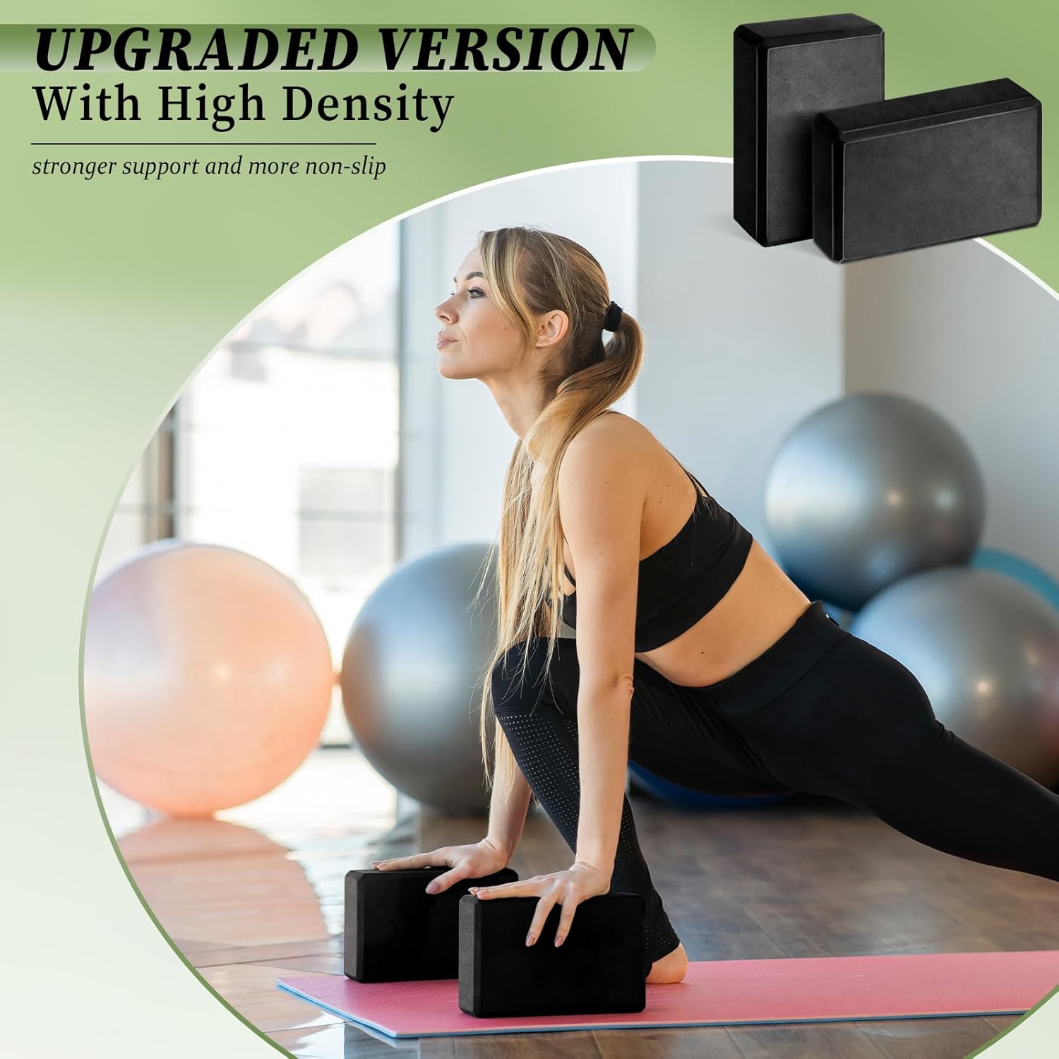 20 Piece Foam EVA Yoga Blocks High Density Anti Slip