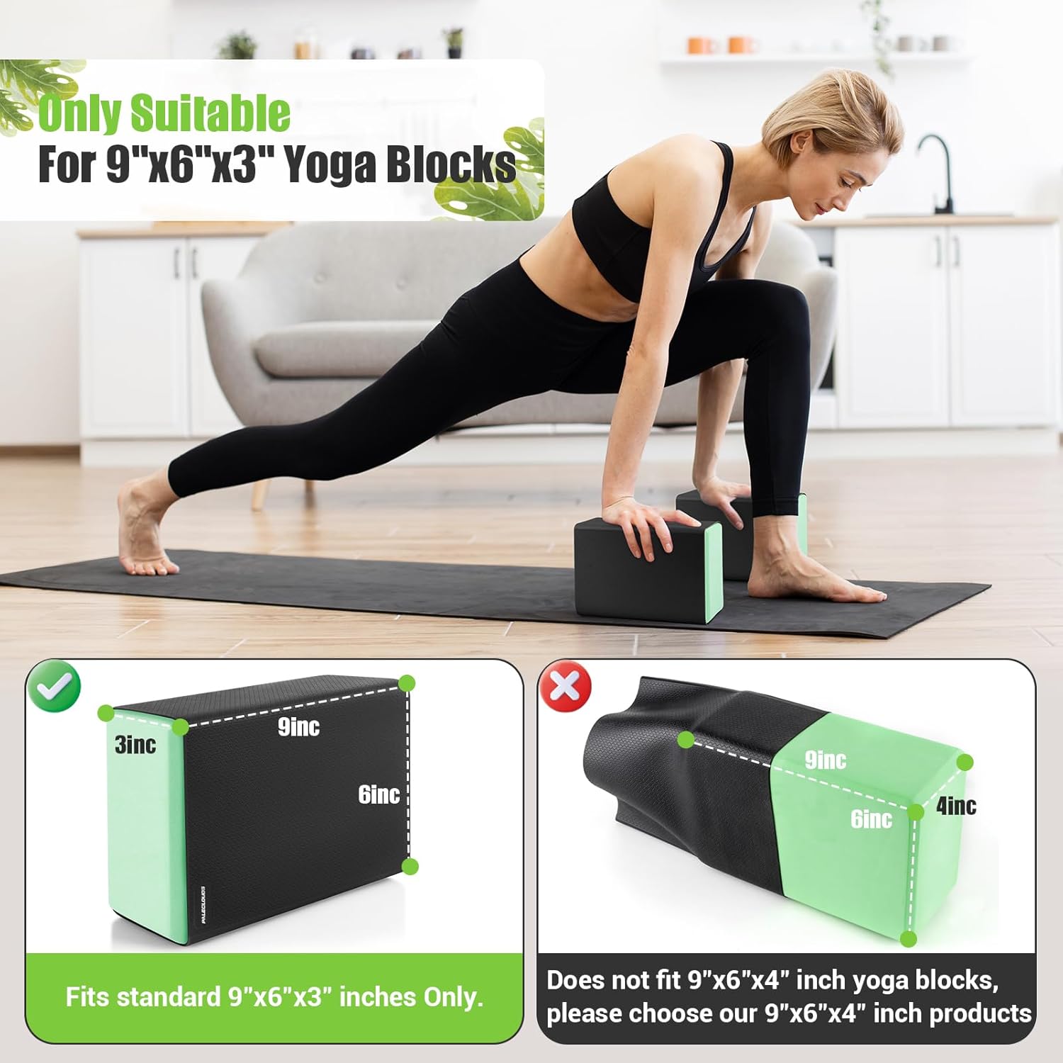 Yoga Block Silicone Cover Anti Slip Moisture Resistant