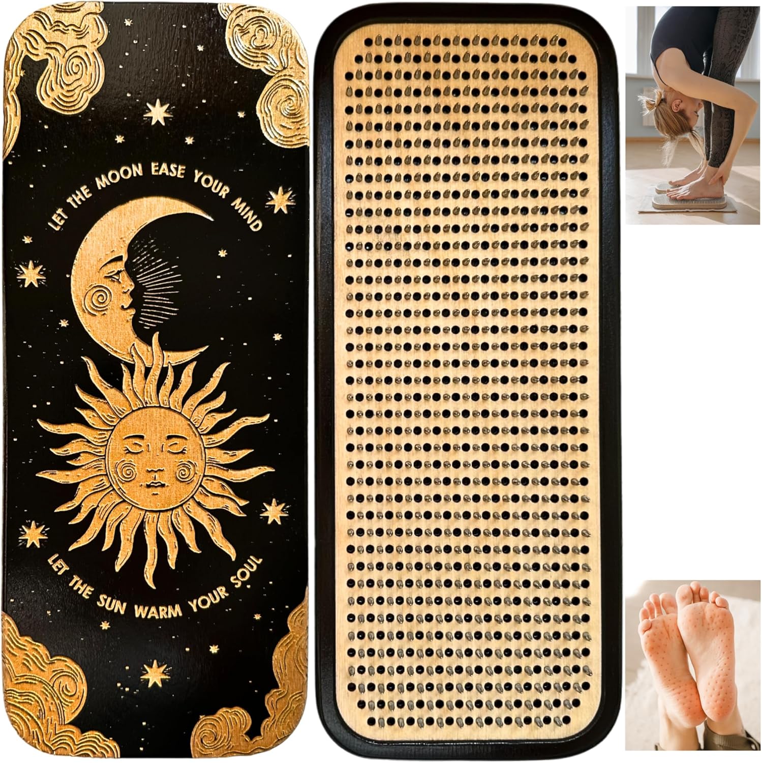 Sadhu Board 8mm Hexagonal High Quality Nails Yoga Gifts