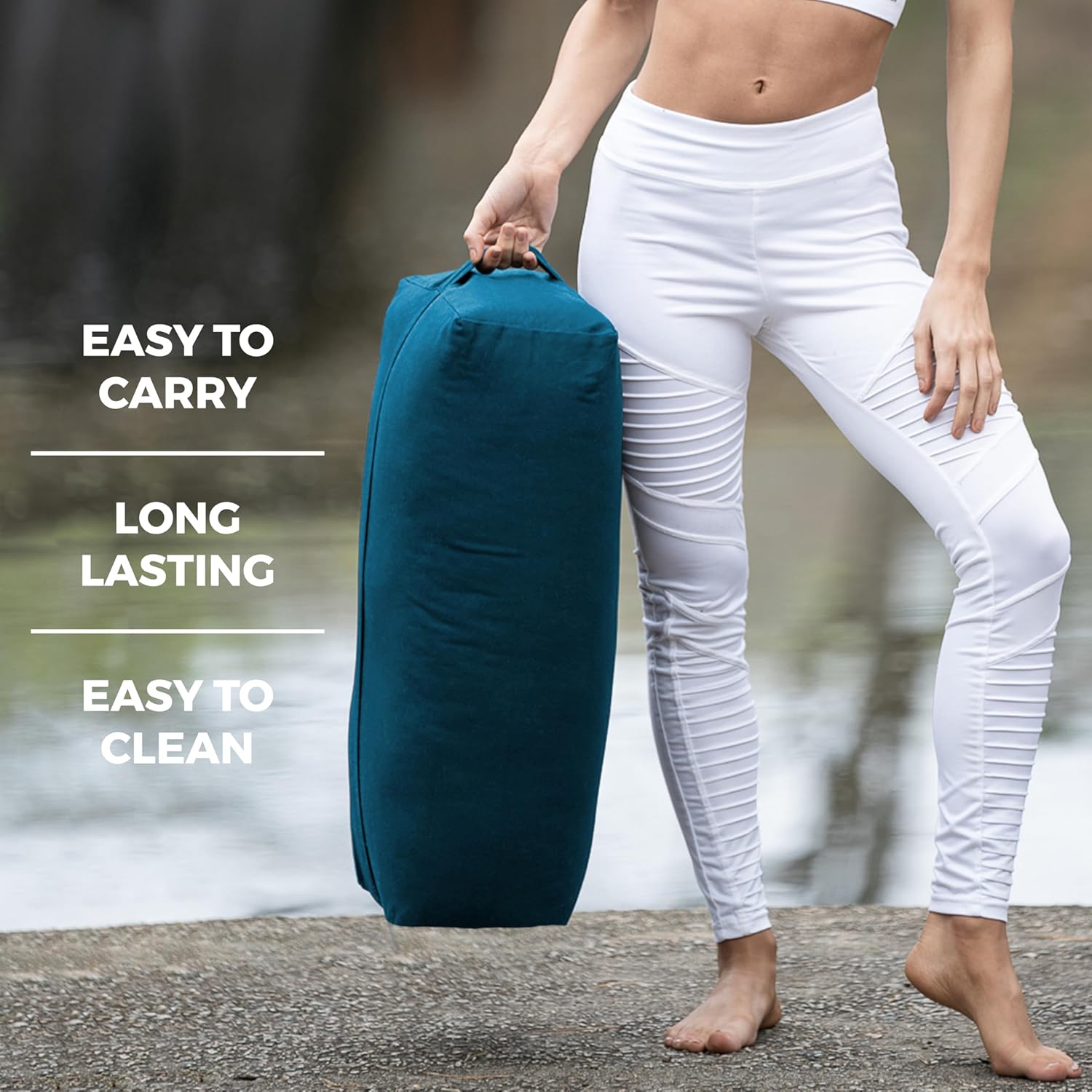 Yoga Mat 60.96 x 30.48 x 15.24 cm Close or Zip Yoga Pillow