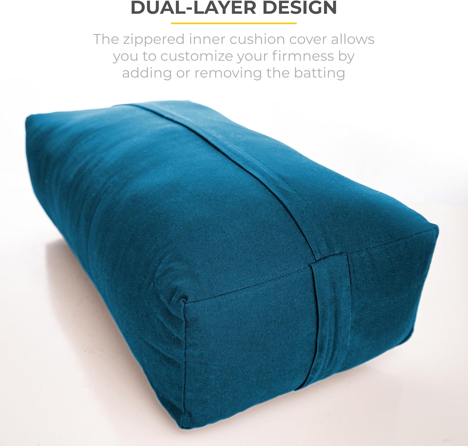 Yoga Mat 60.96 x 30.48 x 15.24 cm Close or Zip Yoga Pillow