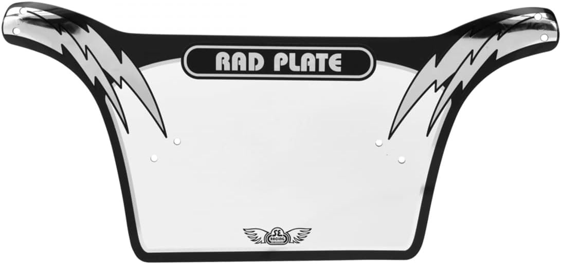 Number Plate Rad Black/Silver - 4389