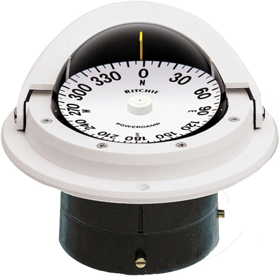 3 inch Voyager Compass (White)