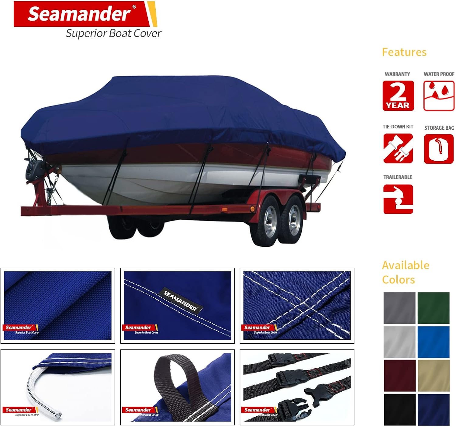 Heavy Duty Polyester Boat Cover