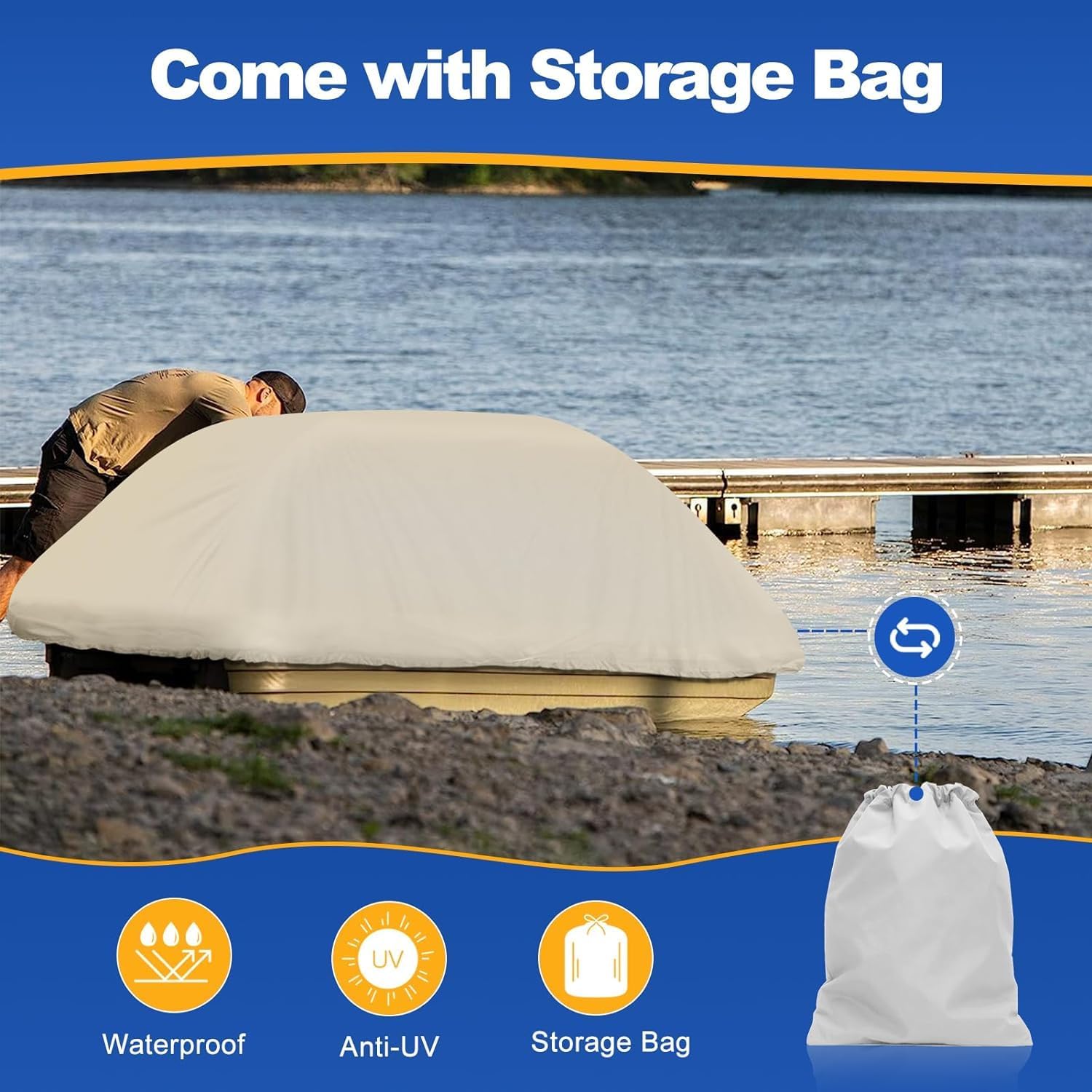 900D Waterproof Pond Boat Cover