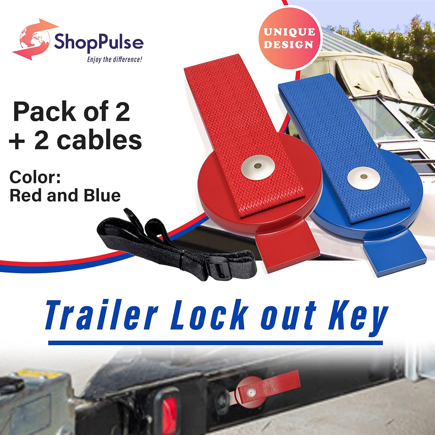 2 Pack Surge Brake Lock Out Key for UFP