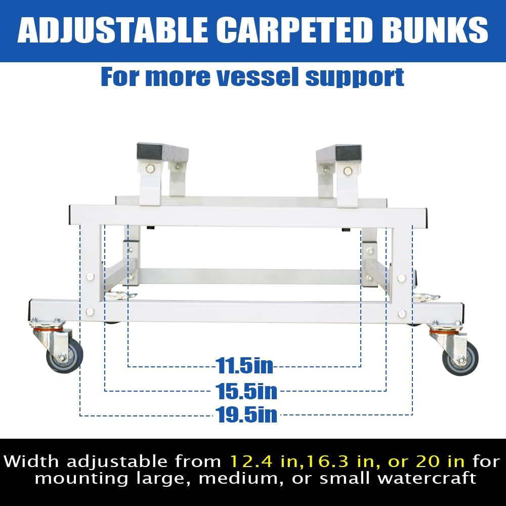 PWC Dolly, 100 lb Capacity Boat Jet Ski Rack