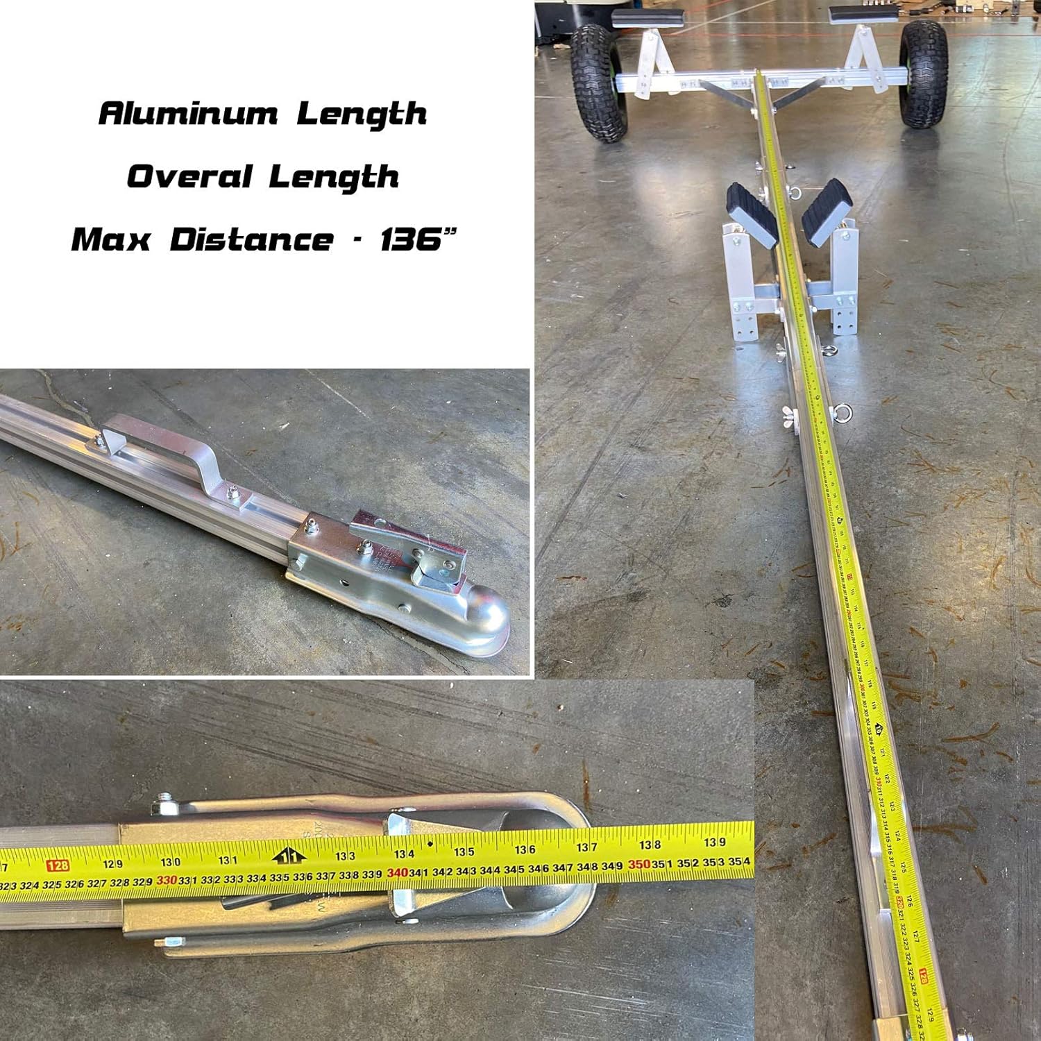 Portable Aluminum Boat Back and Launcher