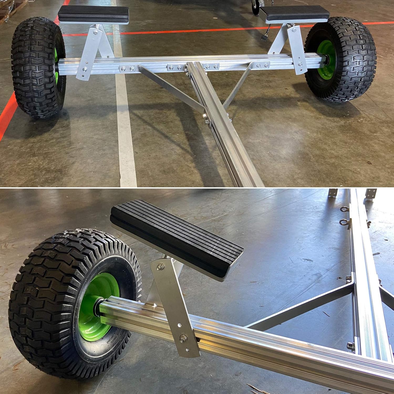 Portable Aluminum Boat Back and Launcher