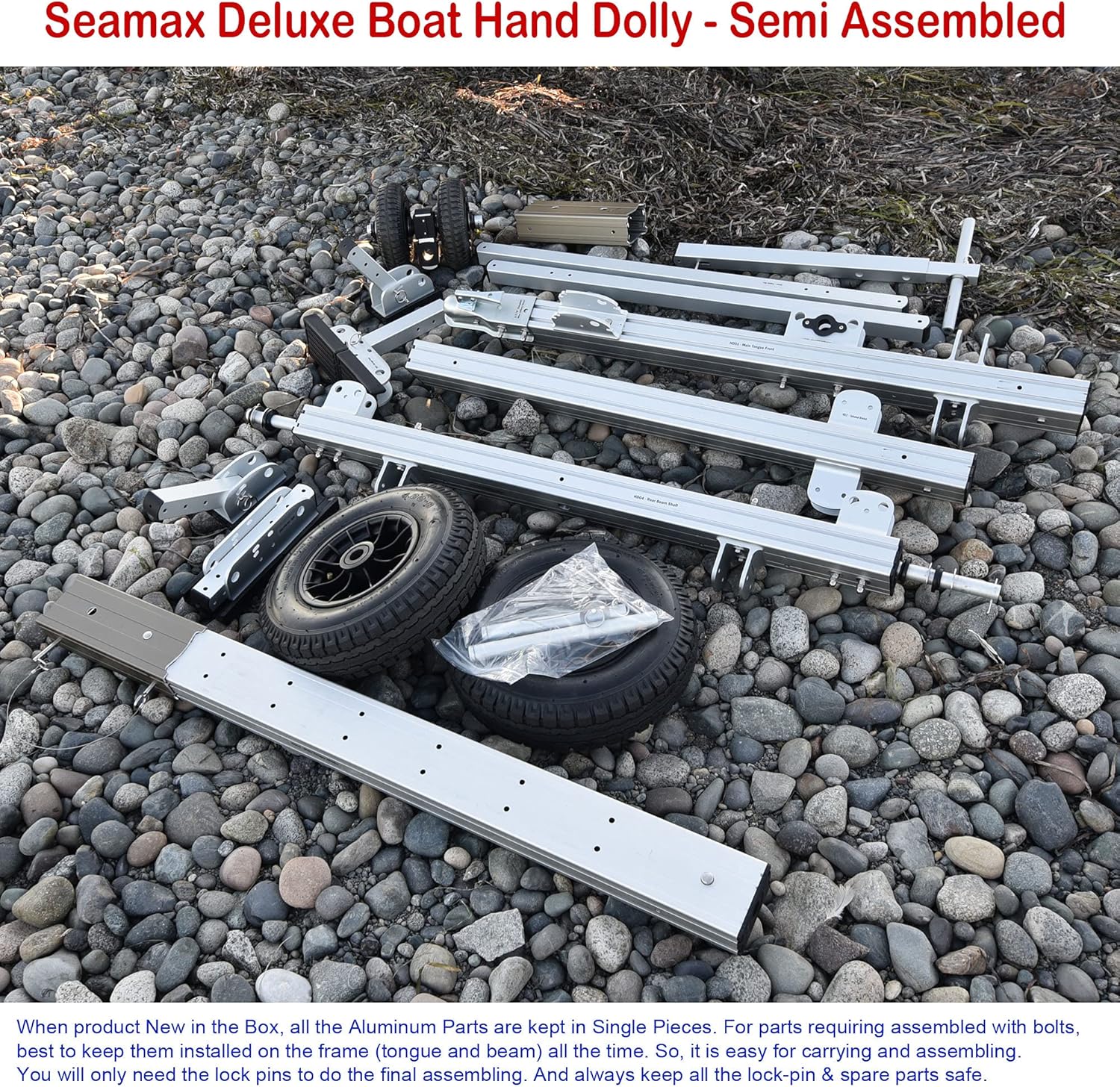 Aluminum Portable Boat Back and Launcher