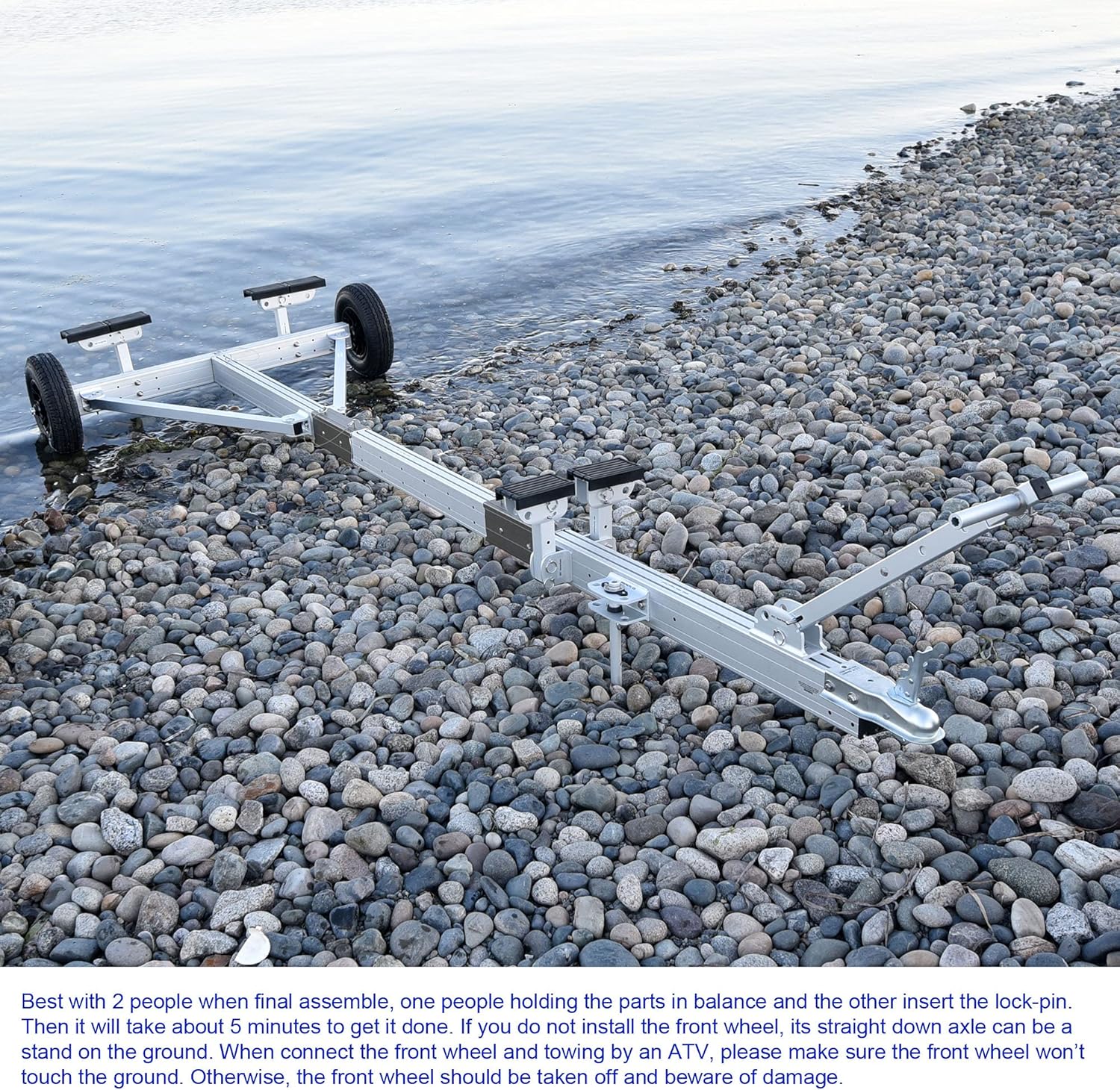 Aluminum Portable Boat Back and Launcher