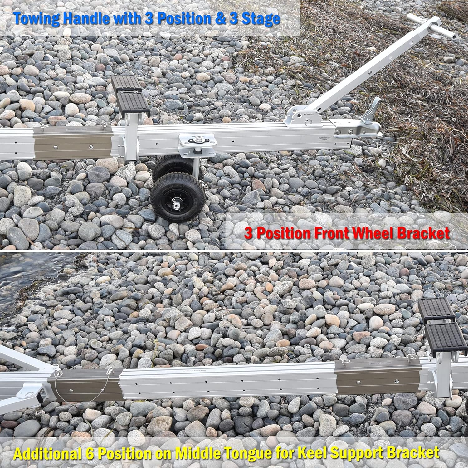 Aluminum Portable Boat Back and Launcher