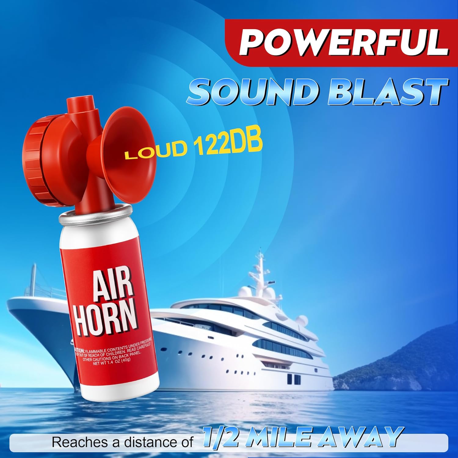 1.4 oz Marine Air Horn