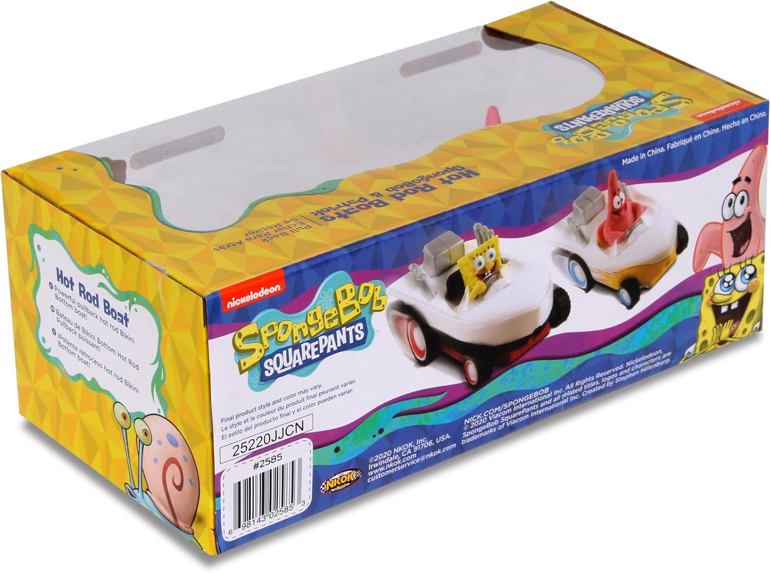 Boomerang SpongeBob and Patrick Hot Rod Boat