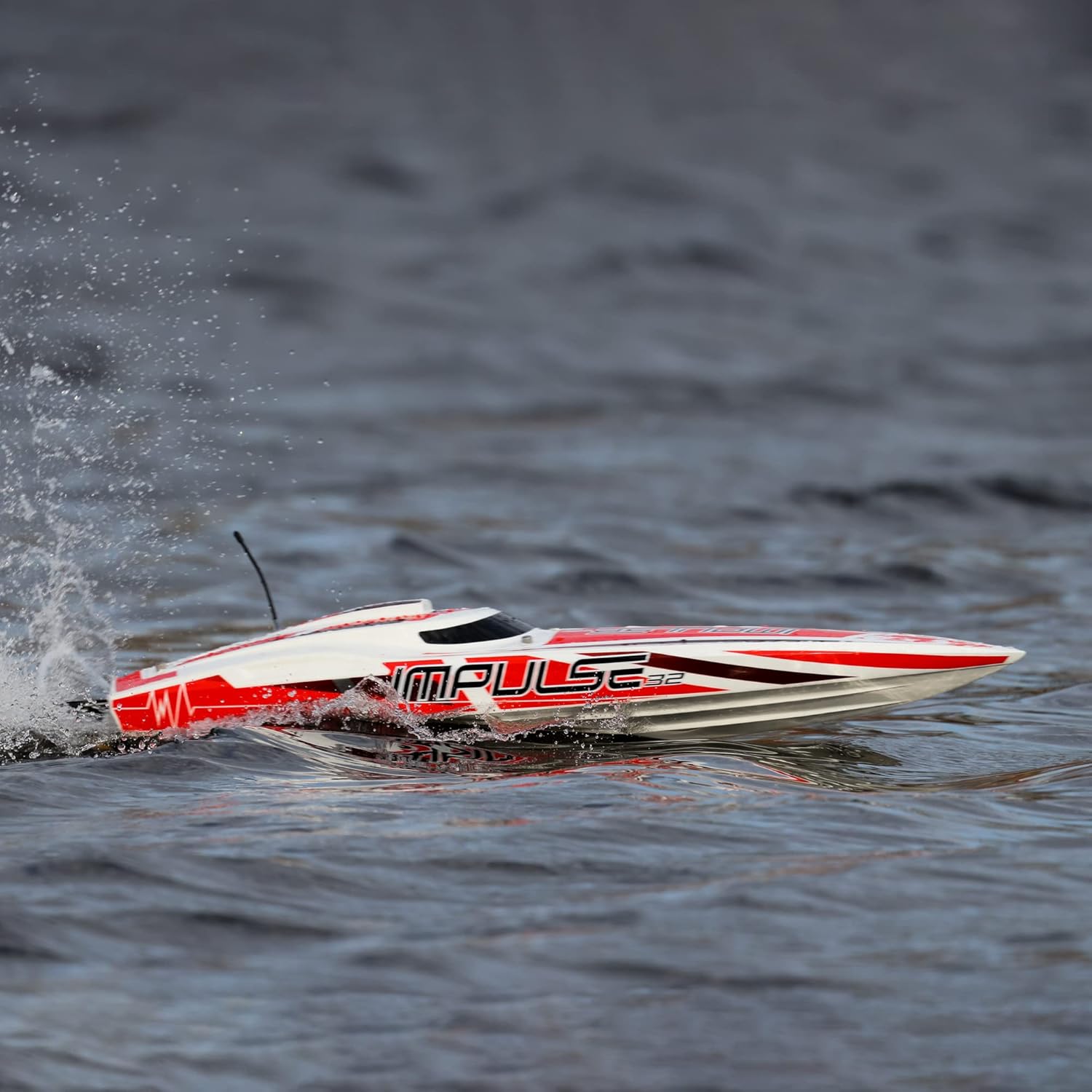 Pro Boat RC Impulse, 32-", Brushless, White/Red