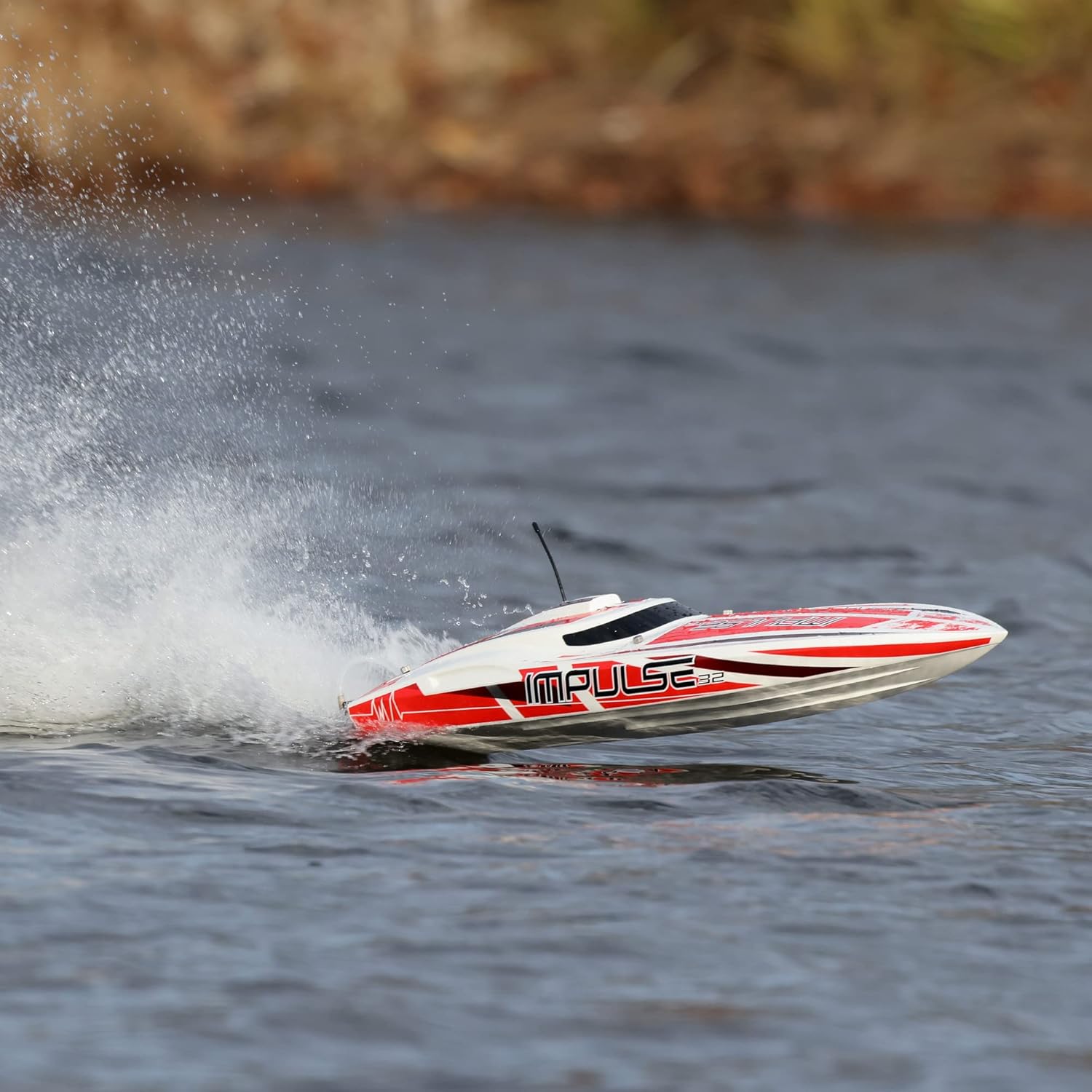 Pro Boat RC Impulse, 32-", Brushless, White/Red