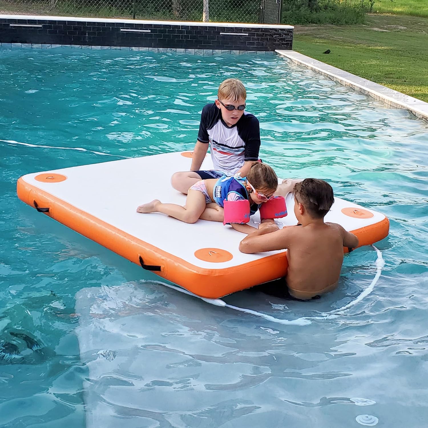 Inflatable Floating Dock, Swimming Air Platform
