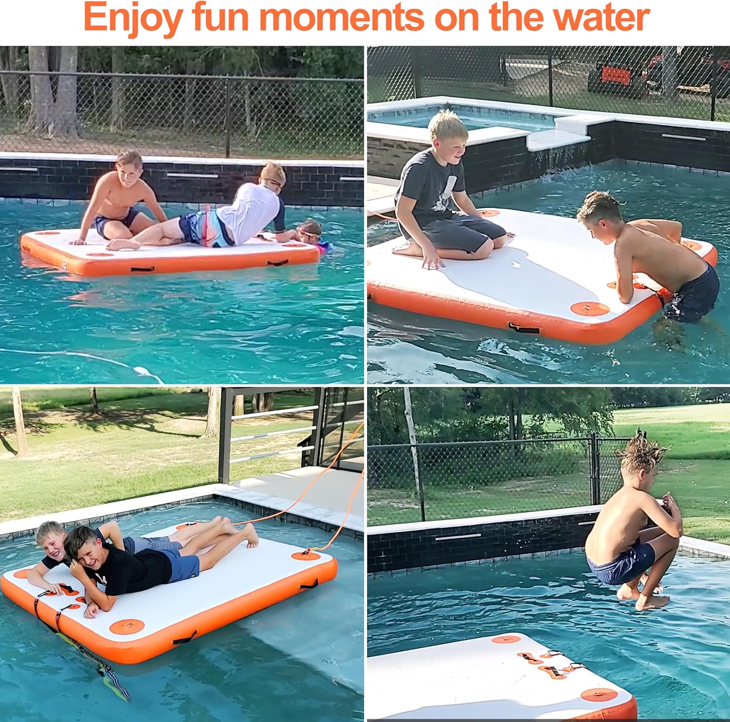 Inflatable Floating Dock, Swimming Air Platform