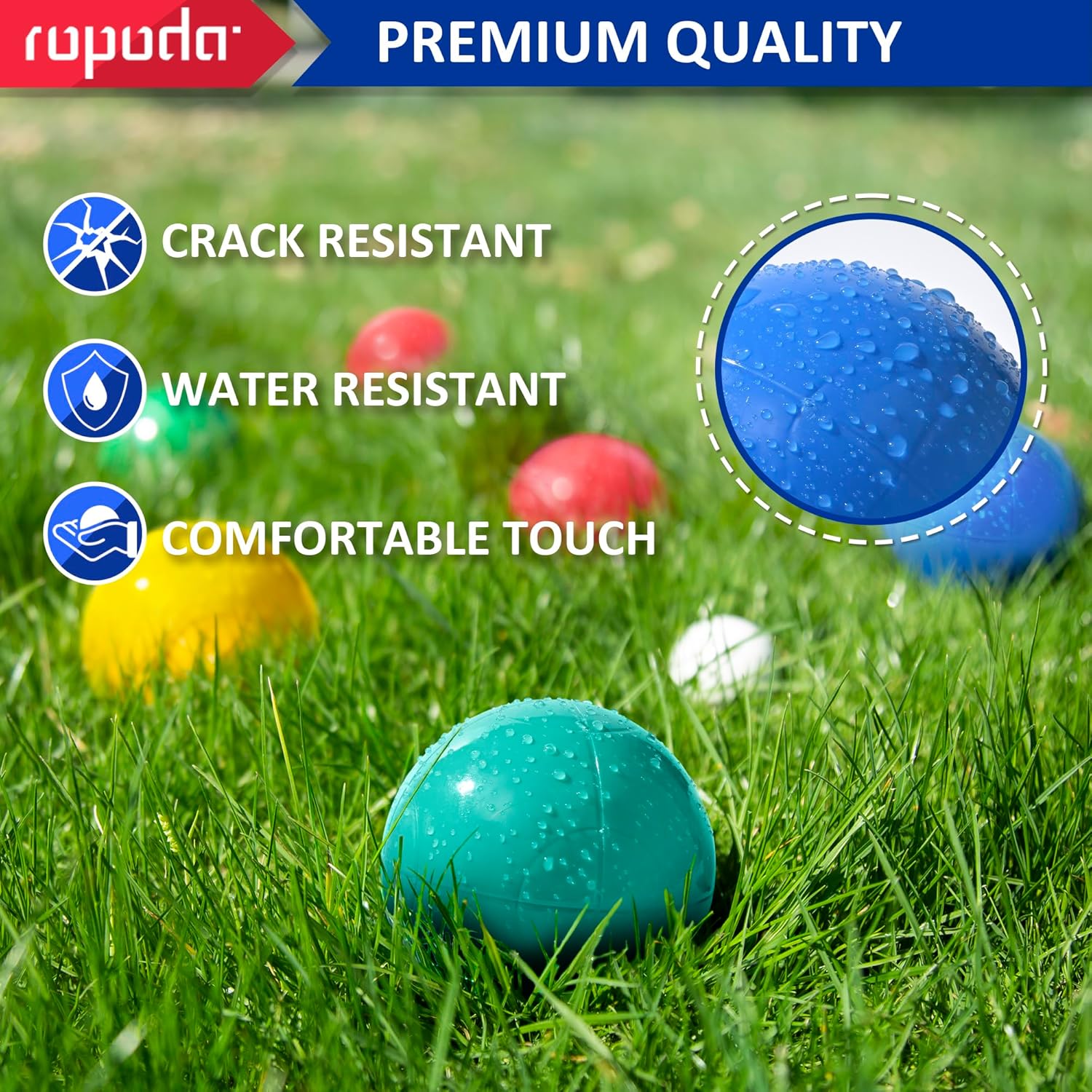 8 Balls, Pallino, Case, Ground Ball Set