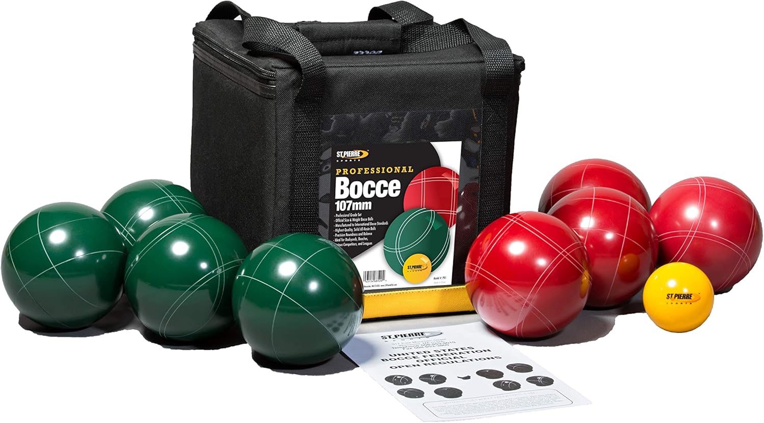 107mm Professional Throwing Set, Green/Maroon