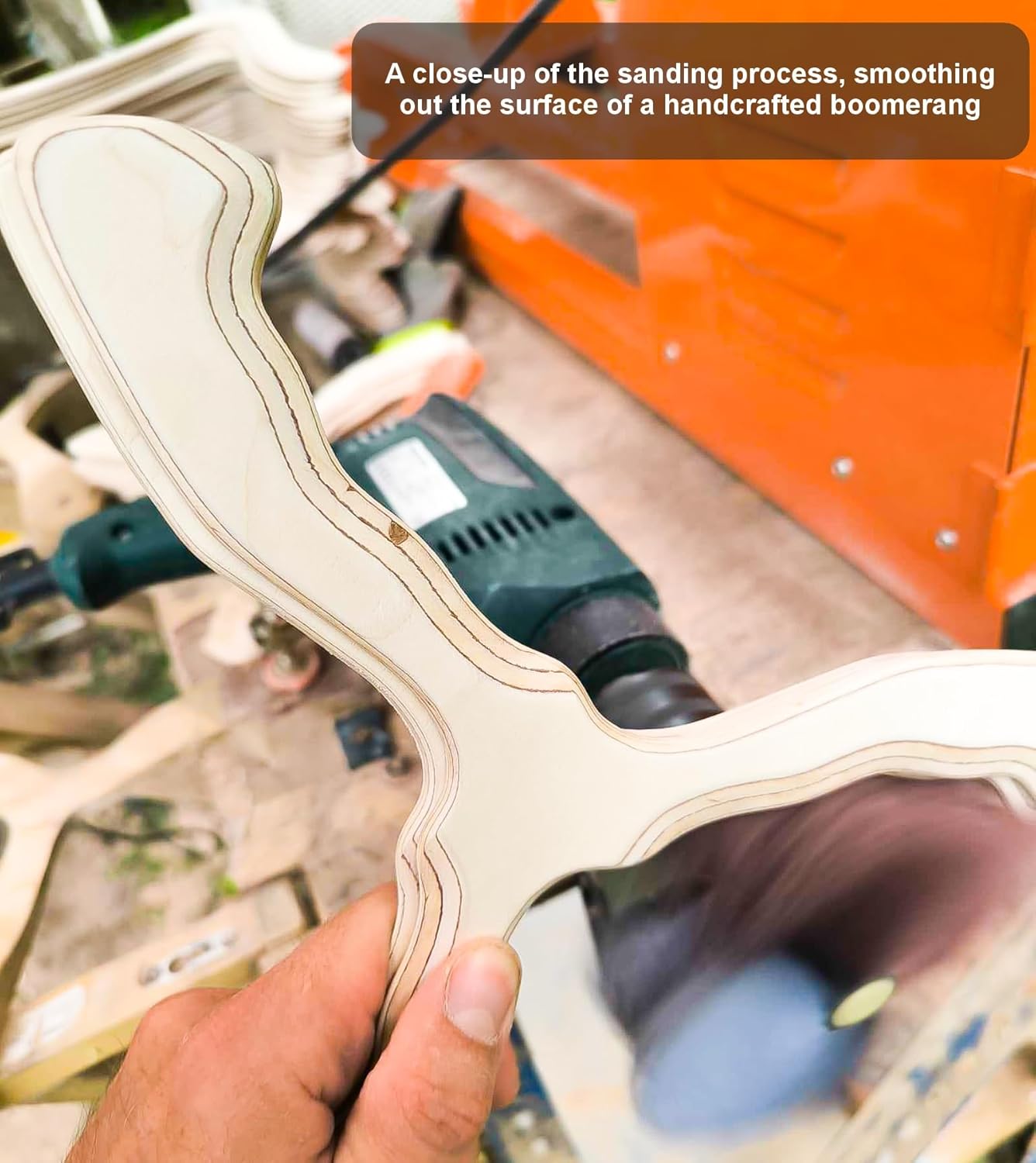 Wooden Boomerang "Hurricane"