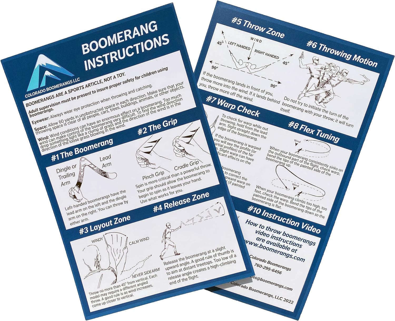 Seagull Wooden Boomerangs