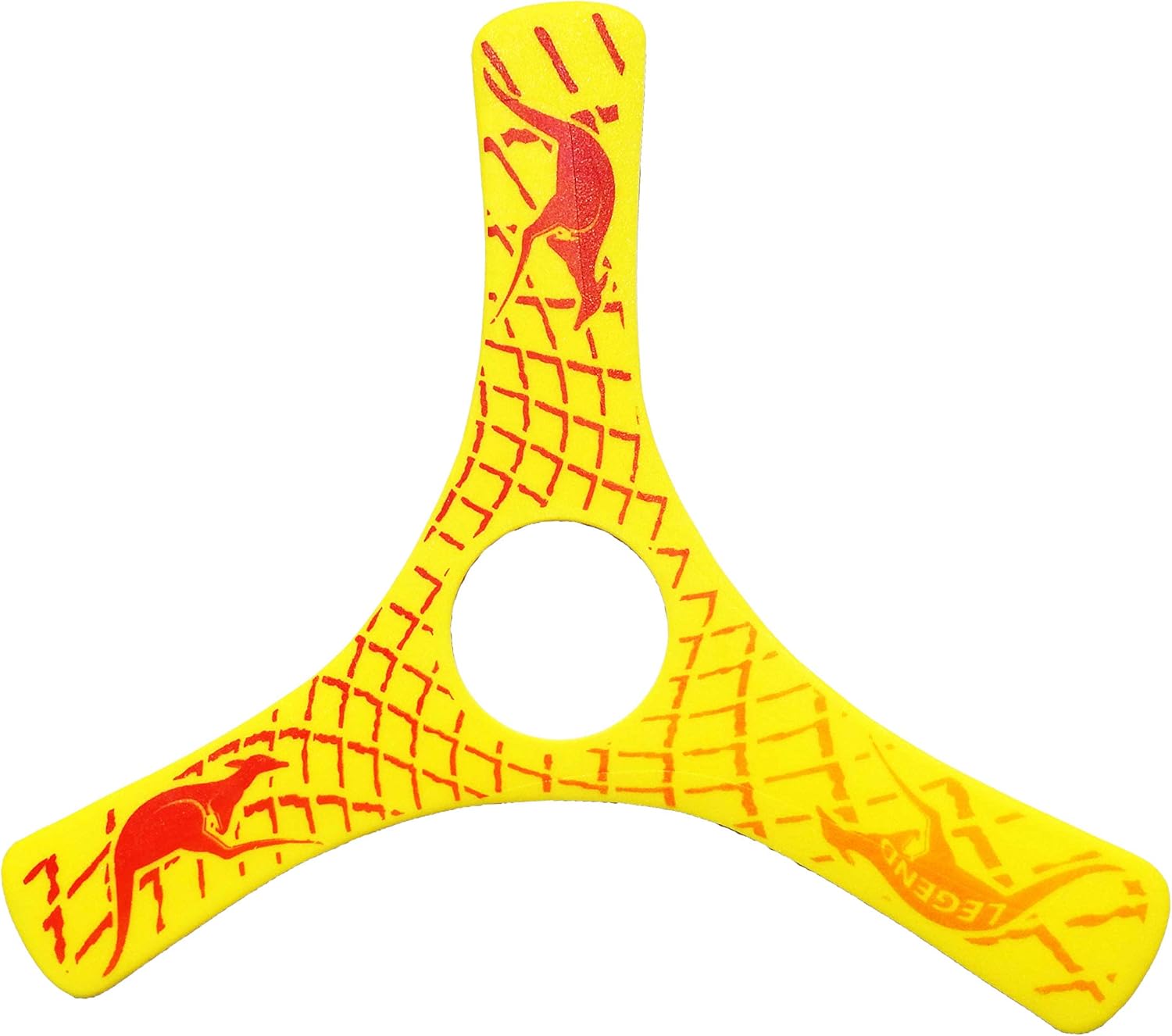 Yellow Spinning Racing Boomerang for Kids