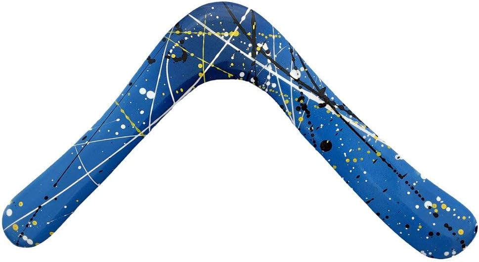 Real Blue Angel Wooden Boomerang for Ages 8-18