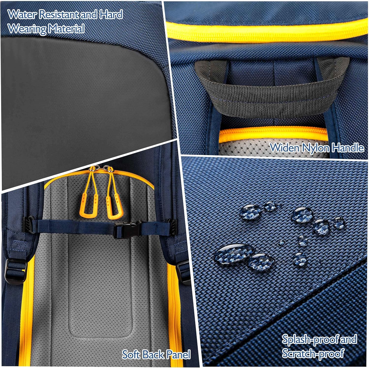 50L Ski Boot Bag for Helmet, Goggles, Gloves, Skis