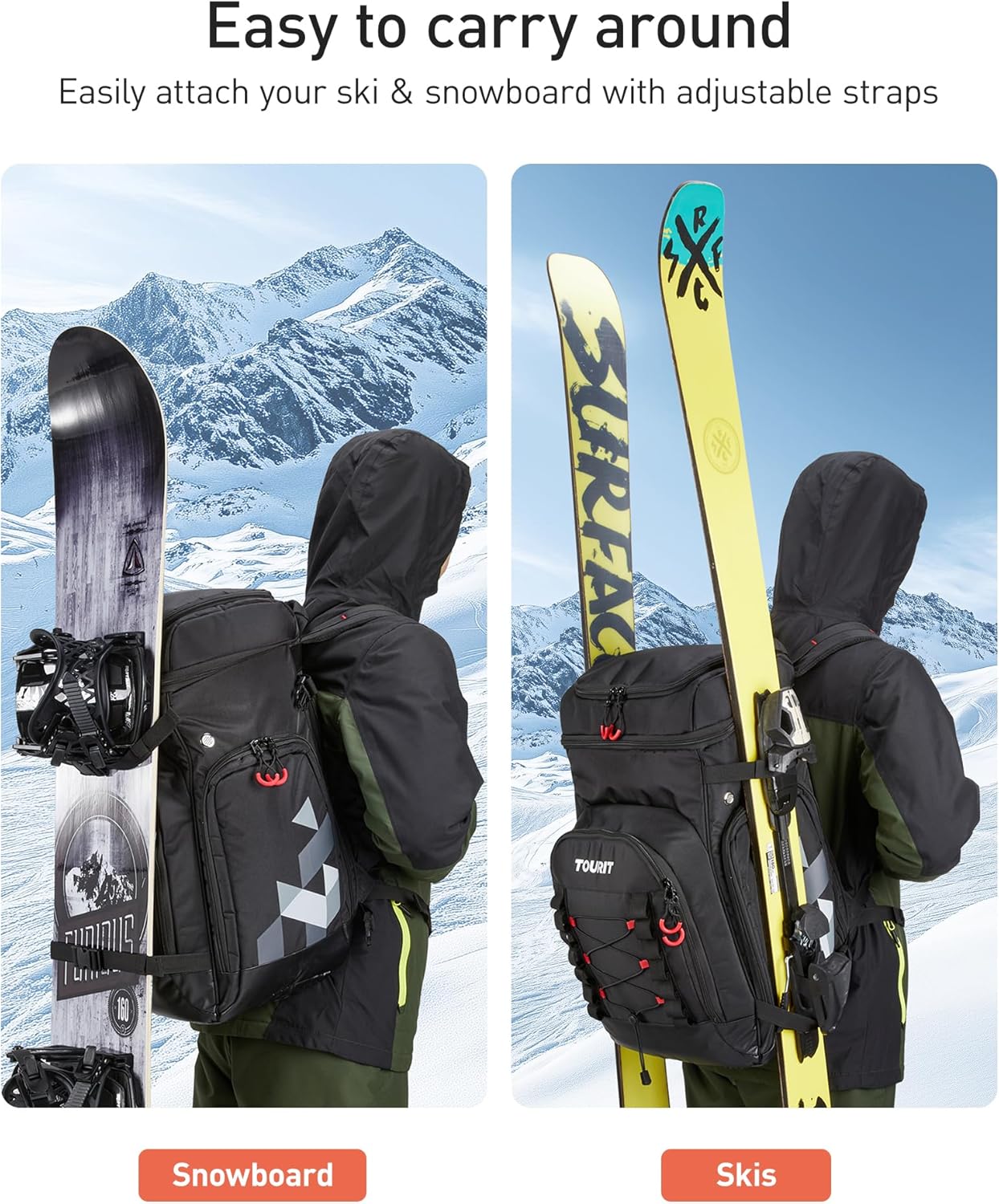 55L Men's & Women's Ski Boot Bag