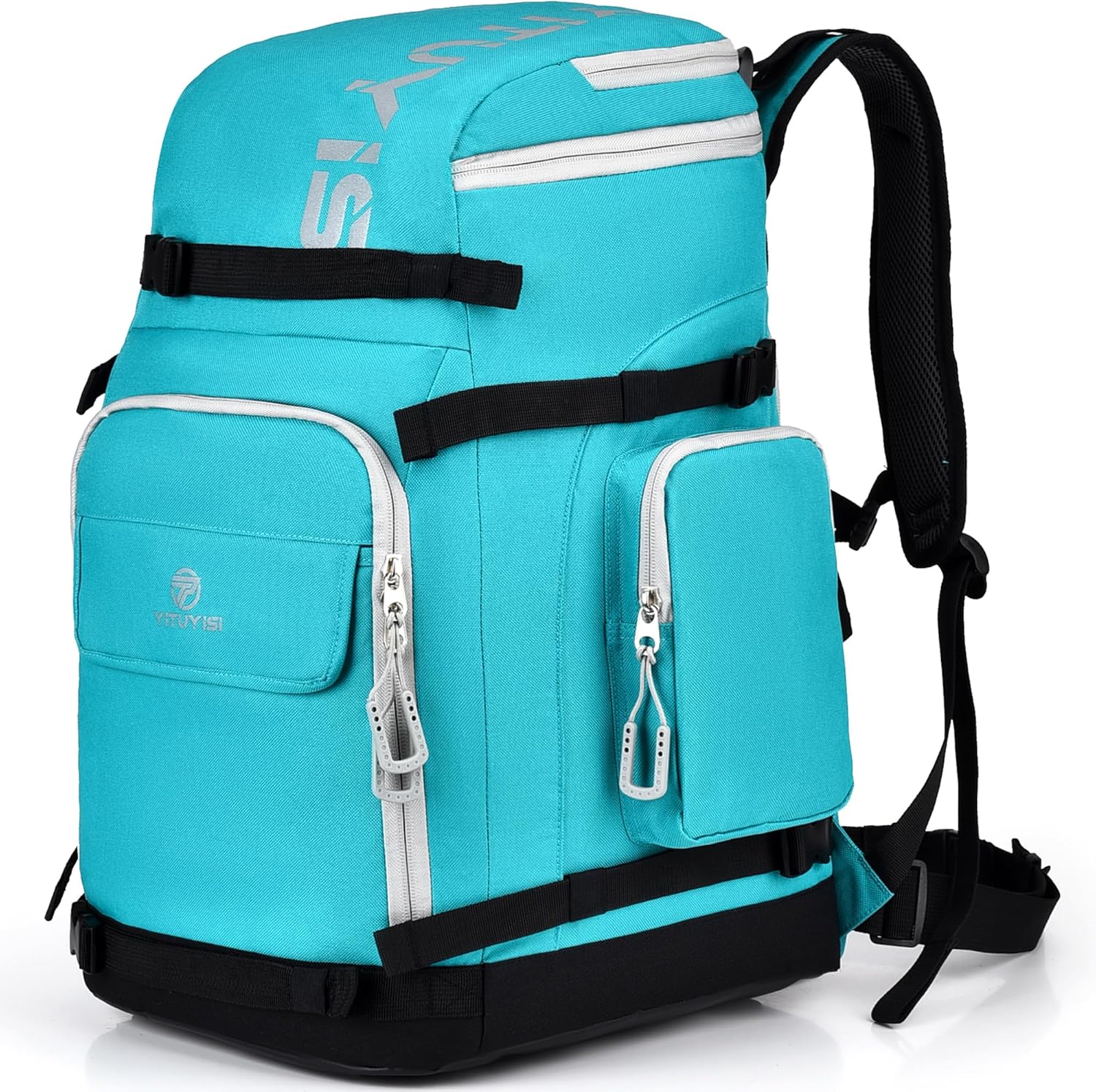 **55L Waterproof Ski Boot Backpack - Lake Blue**