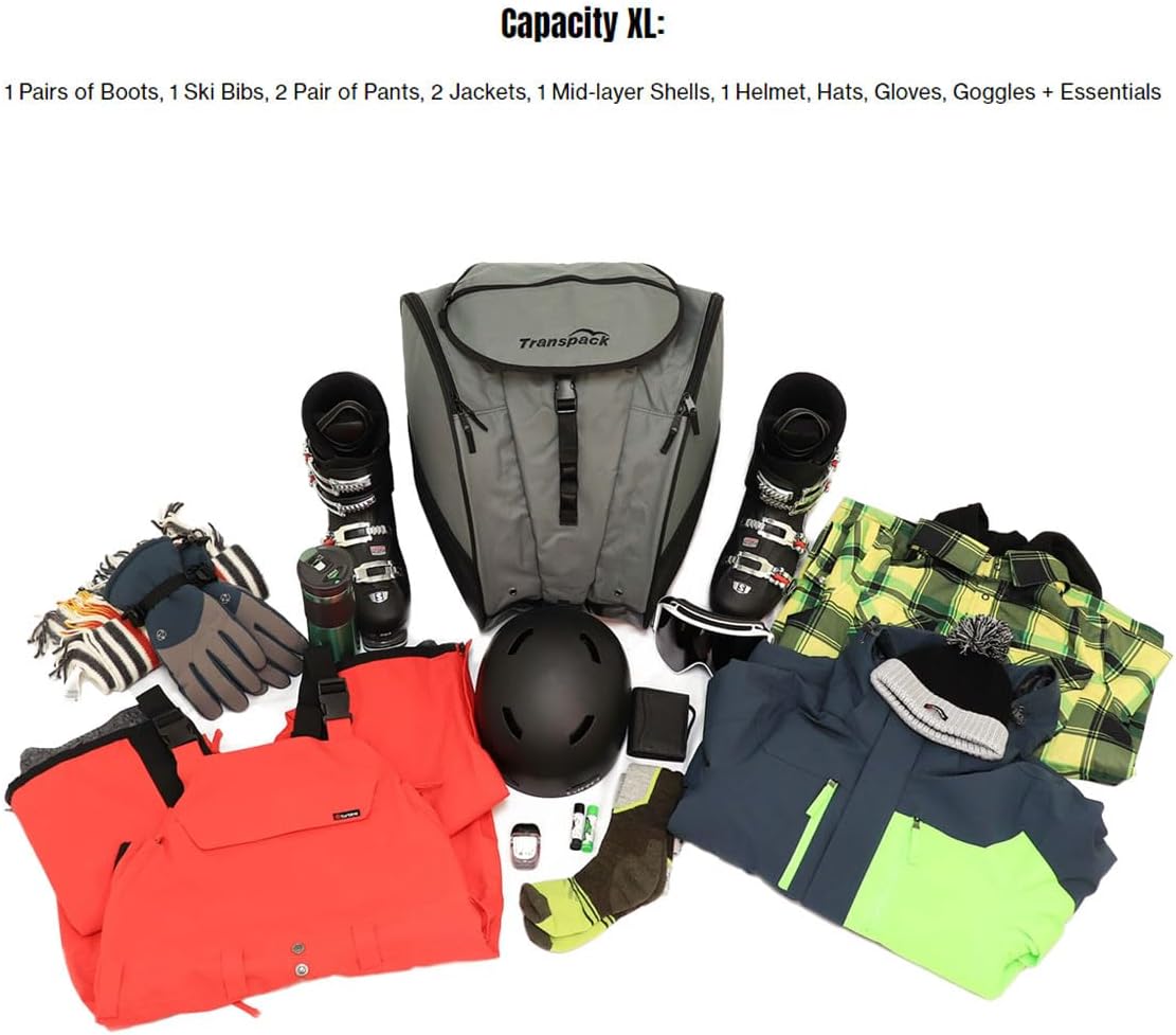 53L Waterproof Ski/Ski Boots Backpack
