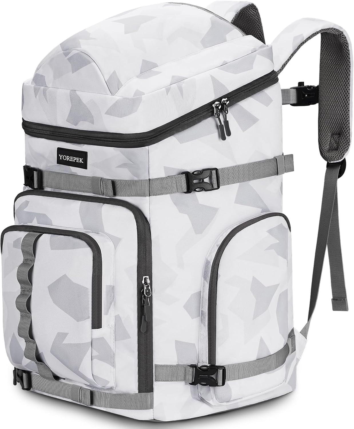 65L Waterproof Ski Snowboard Boot Bag for Air Travel