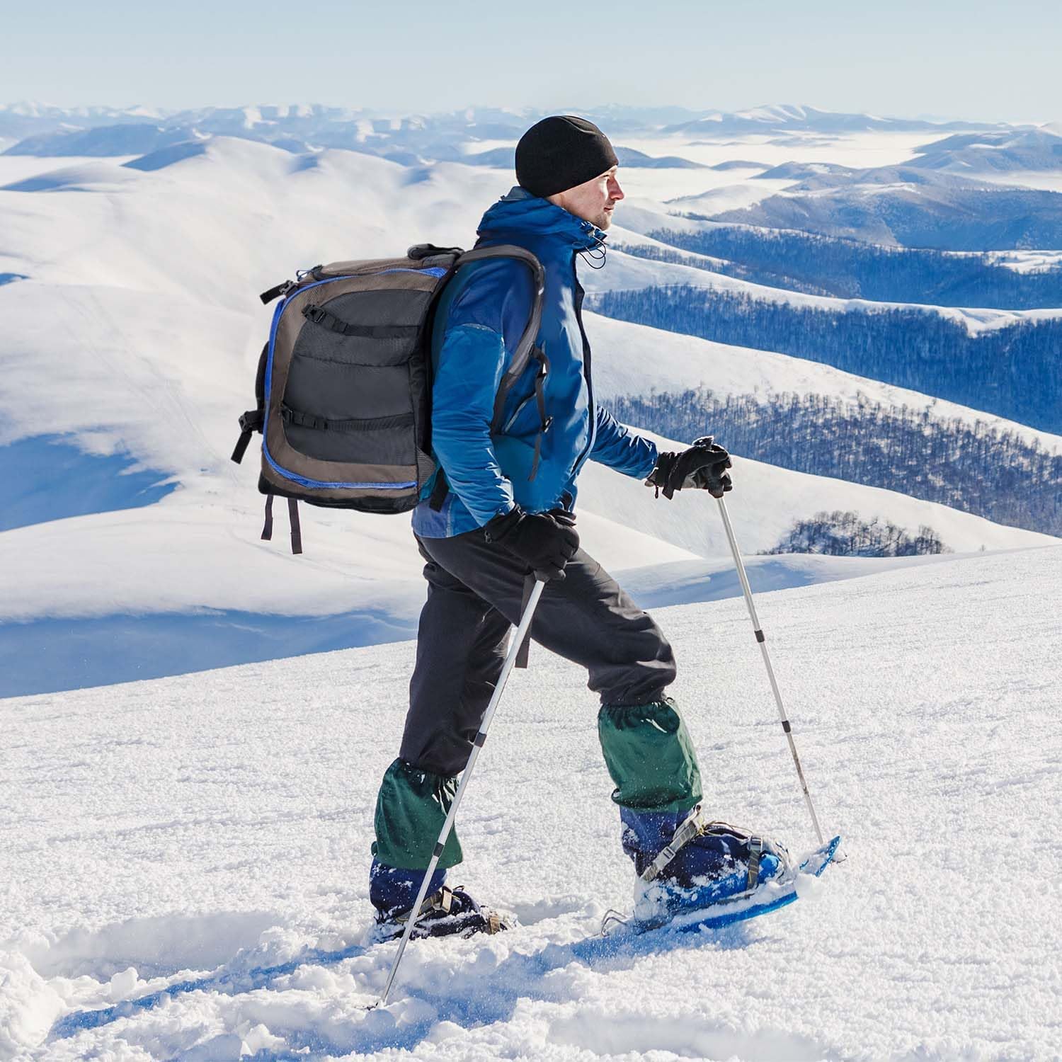 65L Waterproof Ski Snowboard Travel Backpack