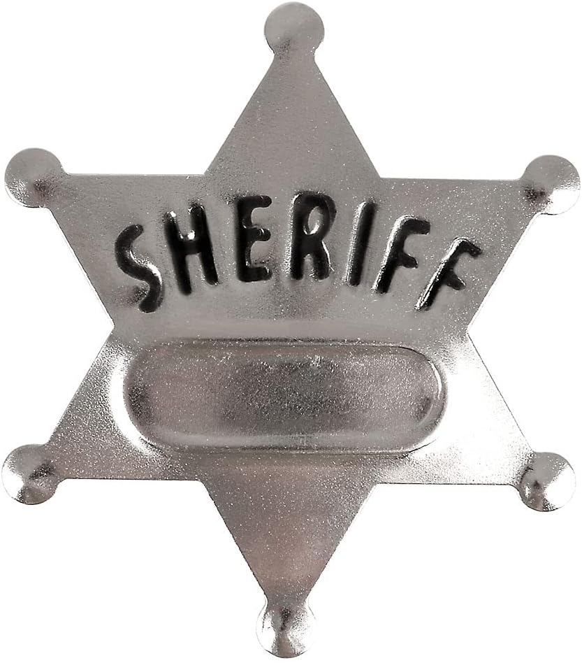 Metal Sheriff Name Tag