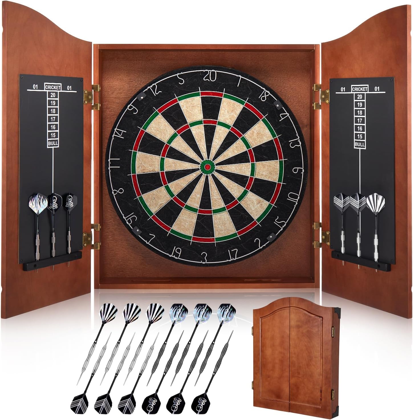 Wooden Dartboard Cabinet