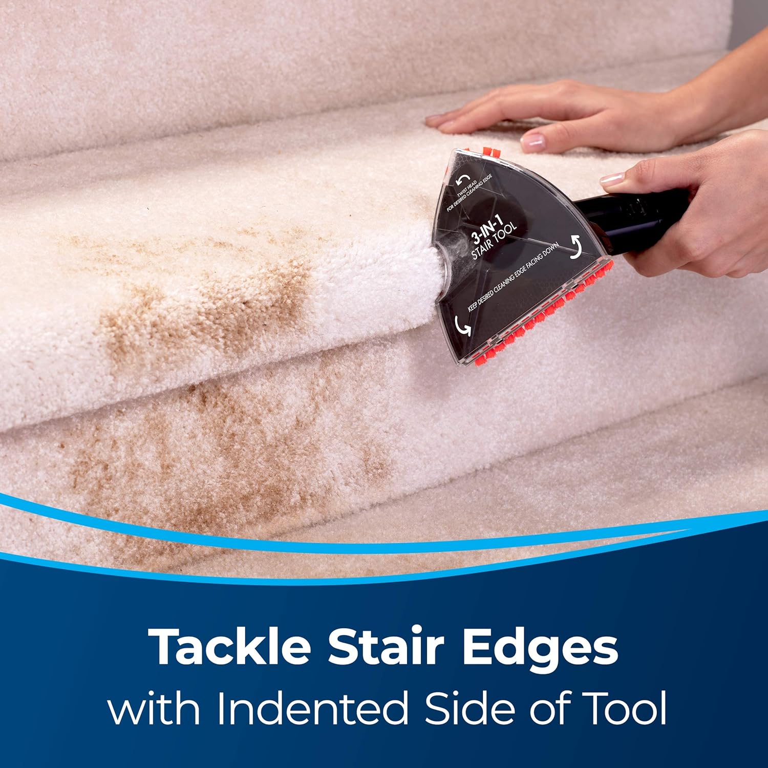 Bissell? 3-in-1 Stair Tool for Carpet and Upholstery Cleaners (3262)