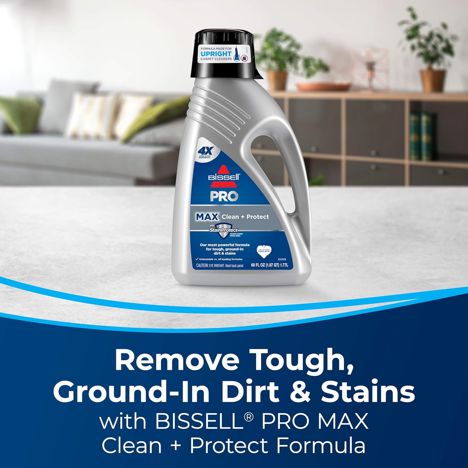 BISSELL? Big Green? Professional Carpet Cleaner with XL DirtLifter Power Brush, 9-inch (approx. 22.9 cm) Extension Hose, 6-inch (approx. 15.2 cm) Tough Stain Tool, Includes BISSELL PRO MAX Formula with Stain Guard Technology