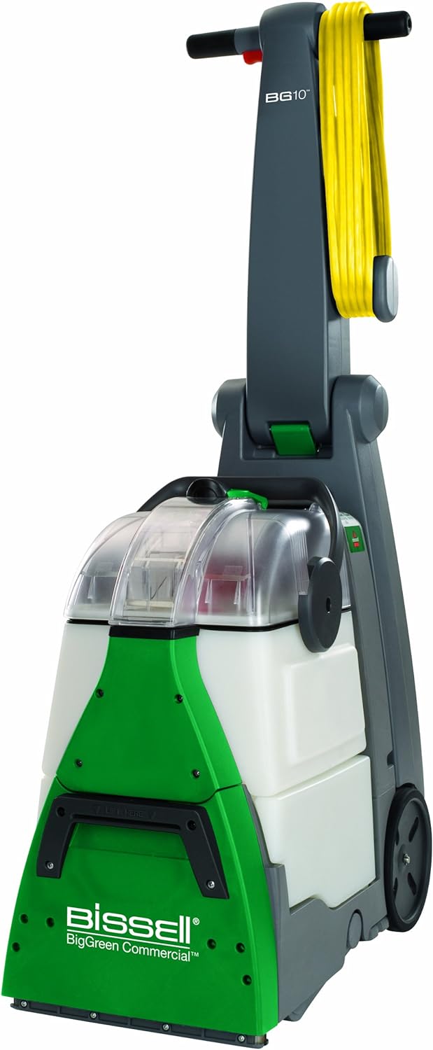 BISSELL? Big Green? Professional Carpet Cleaner with XL DirtLifter Power Brush, 9-inch (approx. 22.9 cm) Extension Hose, 6-inch (approx. 15.2 cm) Tough Stain Tool, Includes BISSELL PRO MAX Formula with Stain Guard Technology