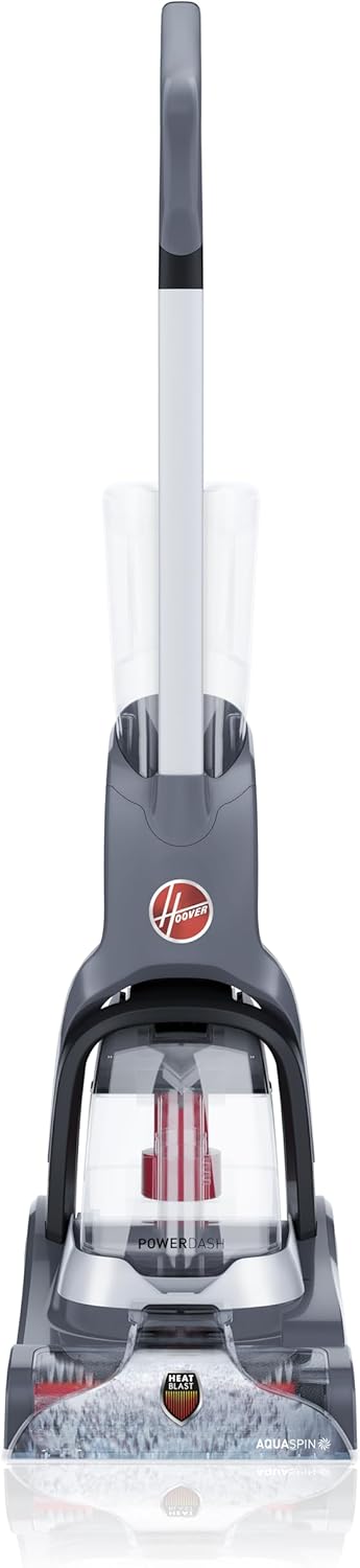 Hoover PowerDash Pet+ Compact Cleaner, Lightweight, Powerful Pet Stain Remover and Deodorizer, Carpet Shampoo, FH50704V, White (Continued)