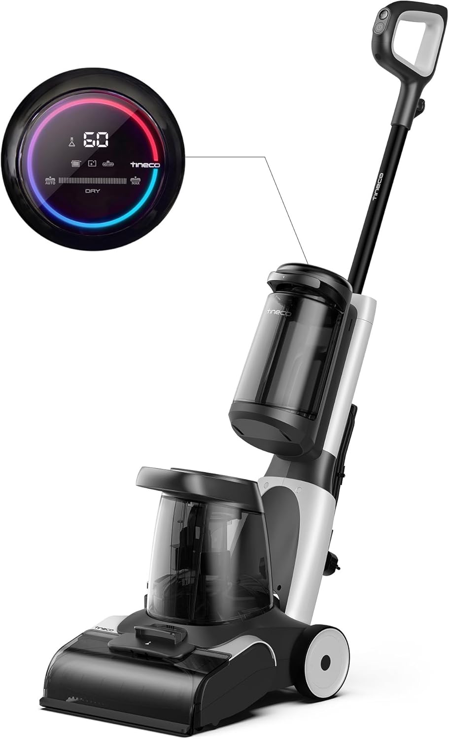 Tineco Carpet ONE Smart Carpet Cleaner, Lightweight Carpet Shampoo and Portable Upholstery Cleaner with LED Display, Pet Carpet Cleaner with App Connection, Voice Prompts