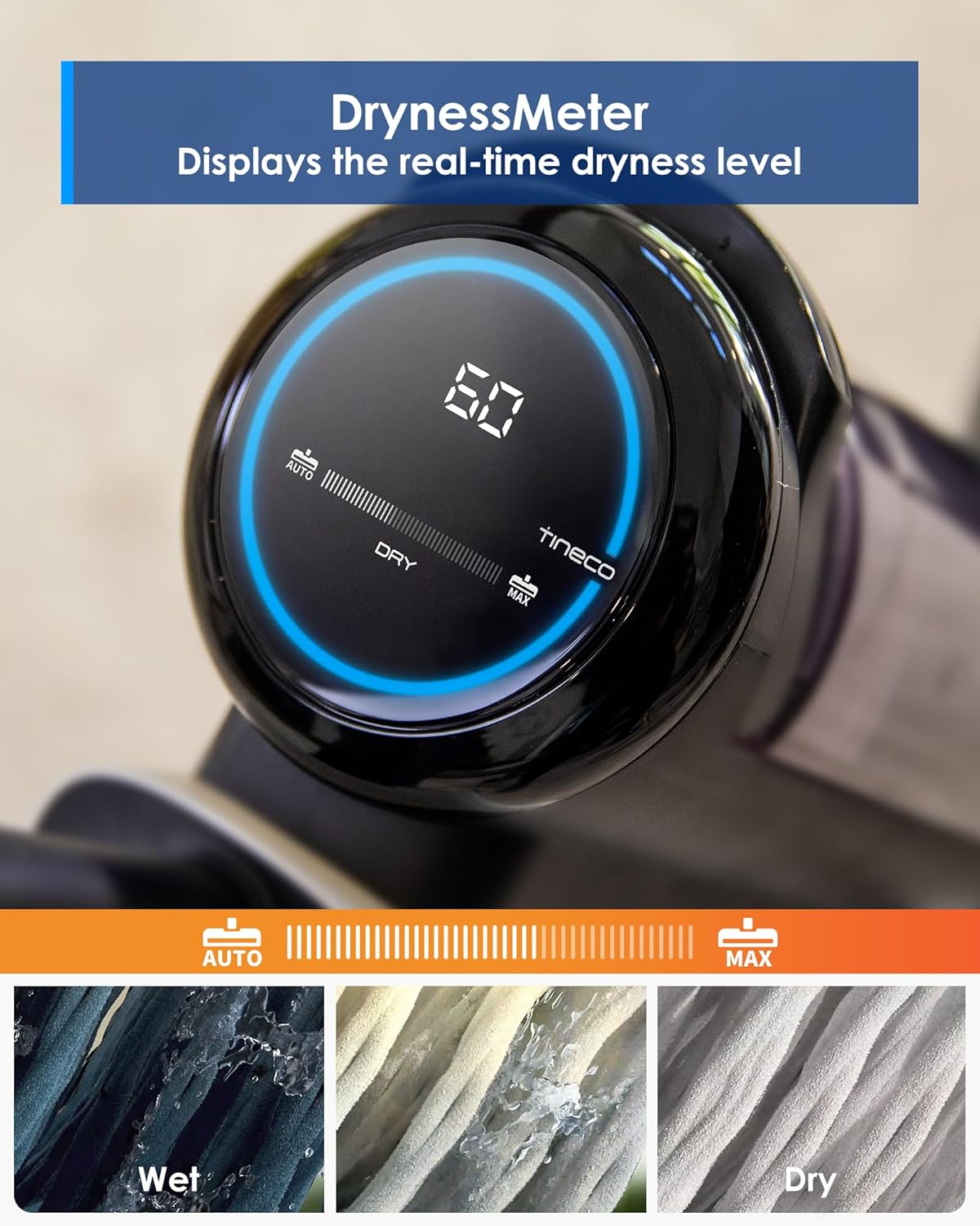 Tineco Carpet ONE Smart Carpet Cleaner, Lightweight Carpet Shampoo and Portable Upholstery Cleaner with LED Display, Pet Carpet Cleaner with App Connection, Voice Prompts