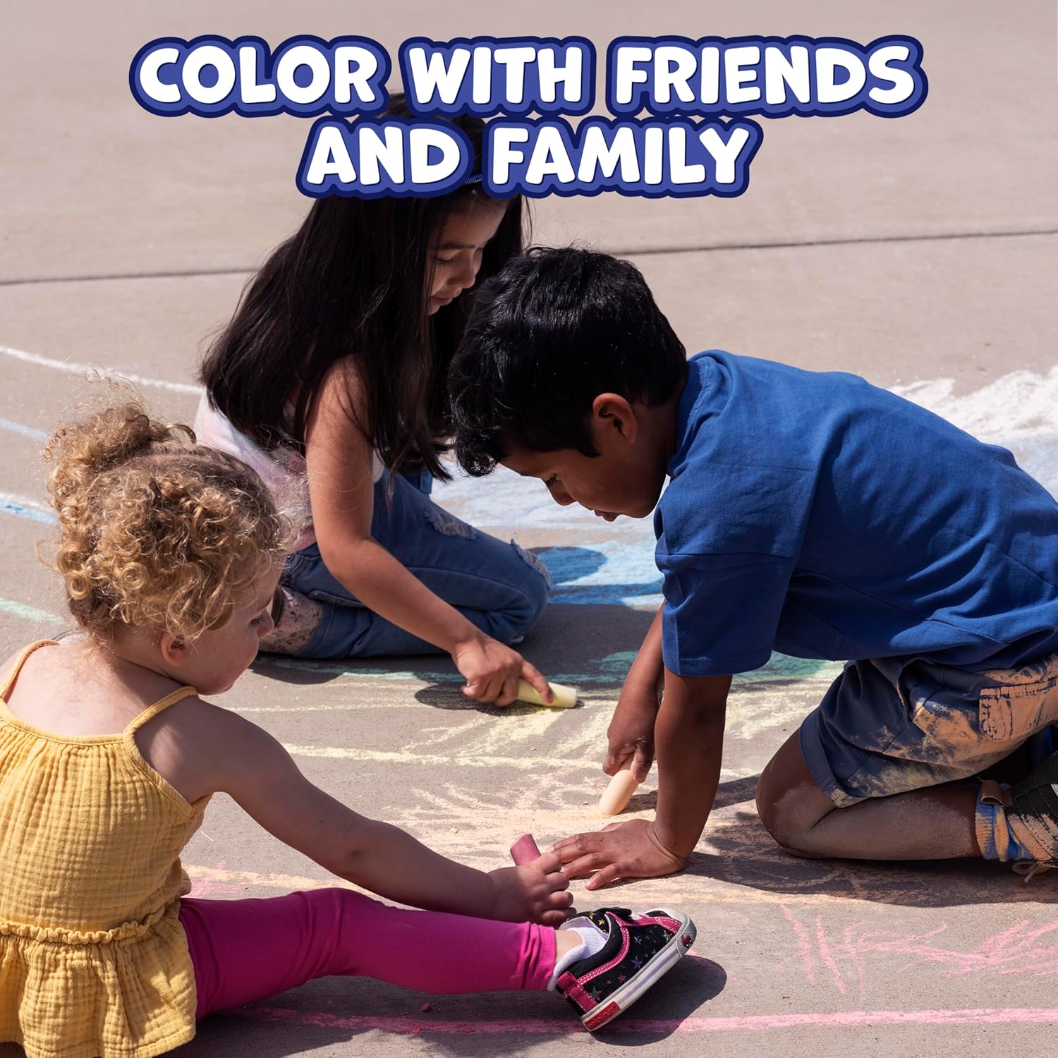 20 Pack Jumbo Sidewalk Chalk Set, 9 Colors