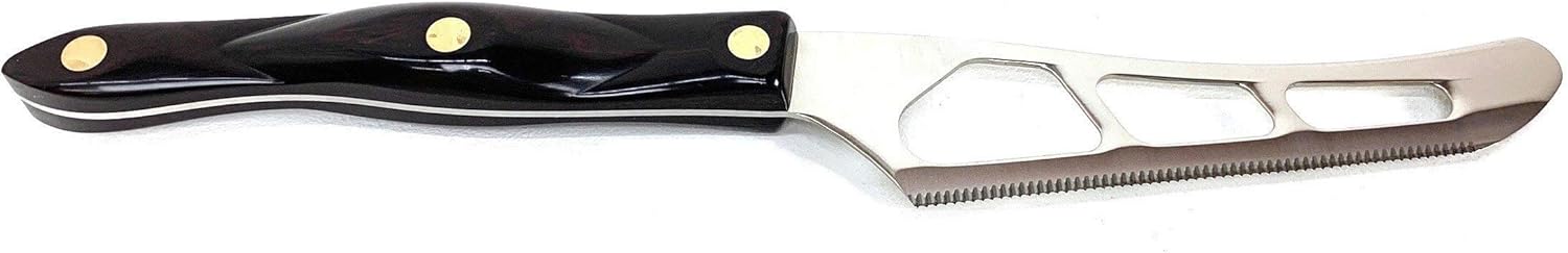Traditional Cheese Knife, Classic Dark Brown