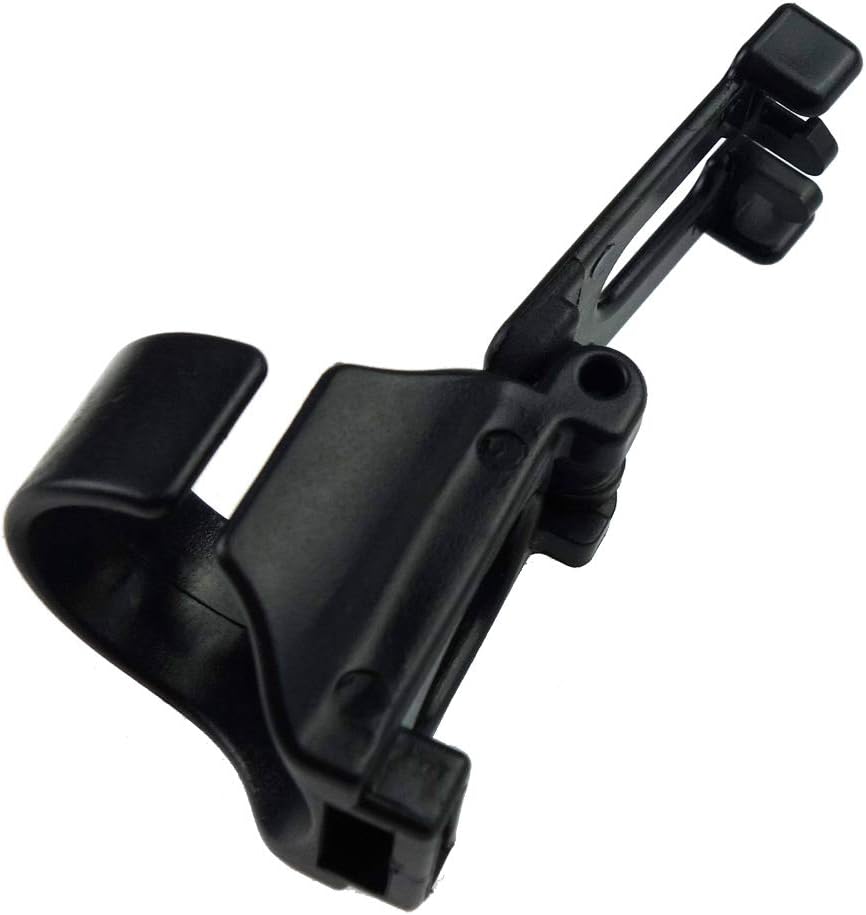 4 Piece Black Plastic Snorkel Clamps